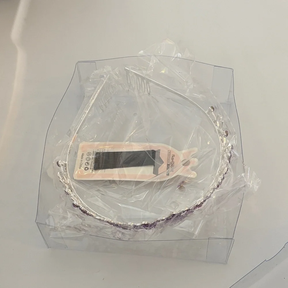 Elegant Purple Tiara Hair Accessory - Picture 9 of 9